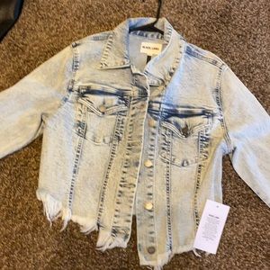 It’s a size large stonewashed cut jacket